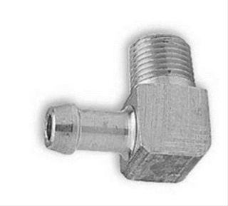 Anschlußnippel Benzin - Fitting  1/8 NPT auf  3/8 Schlauch  90°